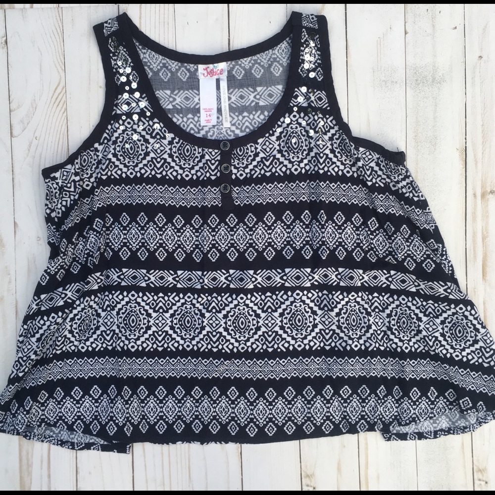 Justice Blue Swing Top Size-14